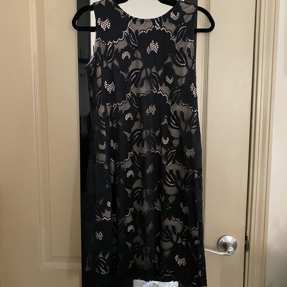 Two toned lace dress